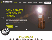 Tablet Screenshot of photocab.ch